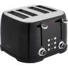 imageAmazon Basics 4 Slice Toaster 6 Browning Settings Removable Crumb Tray Bagel and Defrost Function Cancel Button 1600W BlackBlack