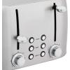imageAmazon Basics 4 Slice Toaster 6 Browning Settings Removable Crumb Tray Bagel and Defrost Function Cancel Button 1600W BlackBrushed Silver