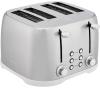 imageAmazon Basics 4 Slice Toaster 6 Browning Settings Removable Crumb Tray Bagel and Defrost Function Cancel Button 1600W BlackBrushed Silver