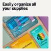 imageAmazon Basics 44Piece Student Success Kit  Complete School Supply Box with Study Essentials Organization Tools ampamp Classroom Basics Multicolor