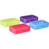 imageAmazon Basics 4Pack Large Pencil Cases  Durable Plastic School Supply Pencil Box  MultiColor Student Organization Cases for Office College ampamp Classroom SuppliesMulti