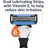 imageAmazon Basics 5Blade Razor Refills for Men with Dual Lubrication Precision Beard Trimmer Comfortable Shave 12Pack Fits Amazon Basics Razor Handles only