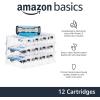imageAmazon Basics 5Blade Razor Refills for Men with Dual Lubrication Precision Beard Trimmer Comfortable Shave 12Pack Fits Amazon Basics Razor Handles only