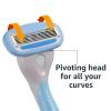 imageAmazon Basics 5Blade Razor for Women Handle 2 Cartridges ampamp Shower Hanger Cartridges fit Amazon Basics Razor Handles only Previously Solimo2 Count Pack of 1