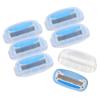 imageAmazon Basics 5Blade Razor for Women Handle 2 Cartridges ampamp Shower Hanger Cartridges fit Amazon Basics Razor Handles only Previously Solimo6 Count Pack of 1