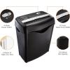 imageAmazon Basics 6 Sheet Cross Cut Paper and Credit Card Home Office Shredder with 38 Gallon Bin BlackBlack
