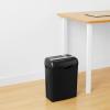 imageAmazon Basics 6 Sheet Cross Cut Paper and Credit Card Home Office Shredder with 38 Gallon Bin BlackBlack