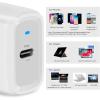 imageAmazon Basics 68W TwoPort GaN Wall Charger with 2 USBC Ports 60W 18W with PD for Laptops Tablets ampamp Phones iPhone 161514131211X iPad MacPro Samsung and More NonPPS BlackWhite