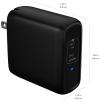 imageAmazon Basics 68W TwoPort GaN Wall Charger with 2 USBC Ports 60W 18W with PD for Laptops Tablets ampamp Phones iPhone 161514131211X iPad MacPro Samsung and More NonPPS BlackBlack