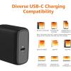 imageAmazon Basics 68W TwoPort GaN Wall Charger with 2 USBC Ports 60W 18W with PD for Laptops Tablets ampamp Phones iPhone 161514131211X iPad MacPro Samsung and More NonPPS BlackBlack