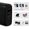 imageAmazon Basics 68W TwoPort GaN Wall Charger with 2 USBC Ports 60W 18W with PD for Laptops Tablets ampamp Phones iPhone 161514131211X iPad MacPro Samsung and More NonPPS BlackBlack