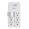 imageAmazon Basics 6Outlet Surge Protector Wall Mount Extender 1080 Joules Rotating Design White6Outlet Wall Mounted