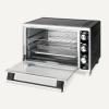 imageAmazon Basics 6Slice 23QT Toaster Oven with BuiltIn Air Fryer 7In1 Cooking Options 60Min Timer ampamp Adjustable Temperature 200  450 With Accessories 1500W Stainless Steel SilverGray