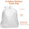 imageAmazon Basics 8 Gallon Flap Tie Trash Bags 80 Count Fresh Scent80 Count Pack of 1