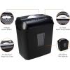 imageAmazon Basics 8 Sheet Cross Cut Paper and Credit Card Shredder with 41 Gallon Bin Black12 Sheet