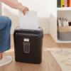 imageAmazon Basics 8 Sheet Cross Cut Paper and Credit Card Shredder with 41 Gallon Bin Black12 Sheet