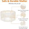 imageAmazon Basics 8Panel Indoor Pet Dog Octagonal Playpen Puppy Playpen with Door Easy Assemble Easy Storing 34 in BeigeBeige