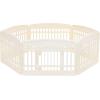 imageAmazon Basics 8Panel Indoor Pet Dog Octagonal Playpen Puppy Playpen with Door Easy Assemble Easy Storing 34 in BeigeBeige