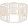 imageAmazon Basics 8Panel Indoor Pet Dog Octagonal Playpen Puppy Playpen with Door Easy Assemble Easy Storing 34 in BeigeBeige