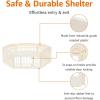 imageAmazon Basics 8Panel Indoor Pet Dog Octagonal Playpen Puppy Playpen with Door Easy Assemble Easy Storing 34 in BeigeBeige