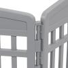 imageAmazon Basics 8Panel Indoor Pet Dog Octagonal Playpen Puppy Playpen with Door Easy Assemble Easy Storing 34 in BeigeDark Gray