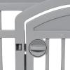 imageAmazon Basics 8Panel Indoor Pet Dog Octagonal Playpen Puppy Playpen with Door Easy Assemble Easy Storing 34 in BeigeDark Gray