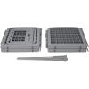 imageAmazon Basics 8Panel Octagonal Plastic Pet Pen Fence Enclosure With Gate  34 inches Blackgrey