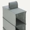imageAmazon Basics 8Tier Hanging Closet Shelf Shoe Organizer 115 x 41 x 55 in Dark Grey