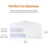 imageAmazon Basics 9 Double Window Security Gummed Business Envelopes for Invoices500 Count WhiteOne Size