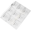 imageAmazon Basics 9Sleeve Trading Card Protectors Binder Sheet Transparent 100 Pack500Pack
