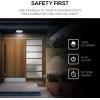 imageAmazon Basics A19 Dusk to Dawn Sensor LED Outdoor Light Bulb 60W Equivalent EnergyEfficient 9W Daylight 5000K E26 Base 10000 Hours 2 Count Pack of 1Soft White