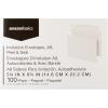 imageAmazon Basics A9 Blank Invitation Envelopes with Peel and Seal Closure 534 x 834 Inches White  Pack of 100