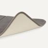 imageAmazon Basics Absorbent ampamp Fast Dry Plush Memory Foam Bath Mat 17x24in Dark Gray