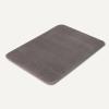 imageAmazon Basics Absorbent ampamp Fast Dry Plush Memory Foam Bath Mat 17x24in Dark Gray