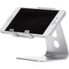 imageAmazon Basics Adjustable Aluminum Cell Phone Desk Stand for iPhone and Android Black 33 x 3 x 42 inch LxWxHSilver