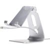 imageAmazon Basics Adjustable Aluminum Cell Phone Desk Stand for iPhone and Android Black 33 x 3 x 42 inch LxWxHSilver