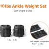imageAmazon Basics Adjustable Ankle Weights10 Pound Set 5 Pounds Each