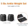 imageAmazon Basics Adjustable Ankle Weights5 Pound Set 25 Pounds Each
