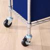 imageAmazon Basics Adjustable Clothes Rack for Handing Double Hanging Rod Garment Rolling Closet Clothing Organizer Chrome 36 x 14 x 72Chrome