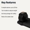 imageAmazon Basics Adjustable Dumbbell 25 lb1 Pack