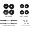 imageAmazon Basics Adjustable Dumbbell Hand Weight Set 38 pound Black