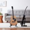 imageAmazon Basics Adjustable Folding Guitar Stand Ashape Fully Assembled  For School Music Program Concerts ampamp Multiple Users Black 866 x 1516 x 374 inches866 x 1516 x 374 inches
