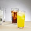 imageAmazon Basics Admiral Cooler Borosilicate Glass Cup 147 oz MicrowaveSafe Commercialgrade 24Pack Transparent