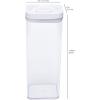 imageAmazon Basics Airtight Food Storage Containers BPA Free with TwistTurn Lids for Kitchen Pantry Organization 10Piece Square Set Clear Plastic10Piece Square Set