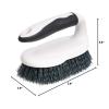 imageAmazon Basics All Purpose Rectangular Scrub Brush 2pack White ampamp Black Previously AmazonCommercial brand