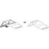 imageAmazon Basics Aluminum Portable Foldable Height Adjustable Support Stand for Laptops up to 13quot SilverBlack