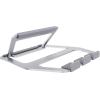 imageAmazon Basics Aluminum Portable Foldable Height Adjustable Support Stand for Laptops up to 13quot SilverSilver