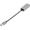 imageAmazon Basics Aluminum USB 30 Gigabit Ethernet Adapter Gray 197 x 083 x 059 inches