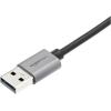 imageAmazon Basics Aluminum USB 30 Gigabit Ethernet Adapter Gray 197 x 083 x 059 inches