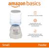 imageAmazon Basics Automatic Dog Cat Water Dispenser Gravity Feeder and Waterer Set Large 12Pound Food Capacity 25Gallon GrayFeeder